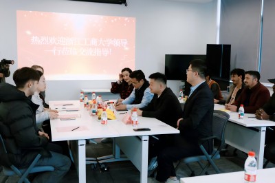 浙江工商大学师生一行到访金恒德集团参观交流