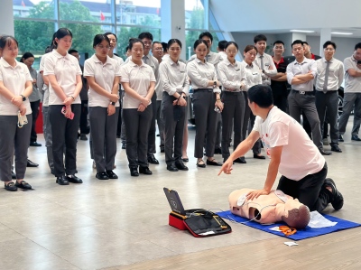桐乡德奥开展消防安全培训、急救知识培训及演练